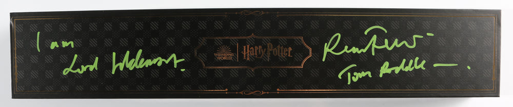 Ralph Fiennes as Lord Voldemort in Harry Potter & the Deathly Hallows – Part 2 Signed Prop Replica Wizarding World Wand with Character Name