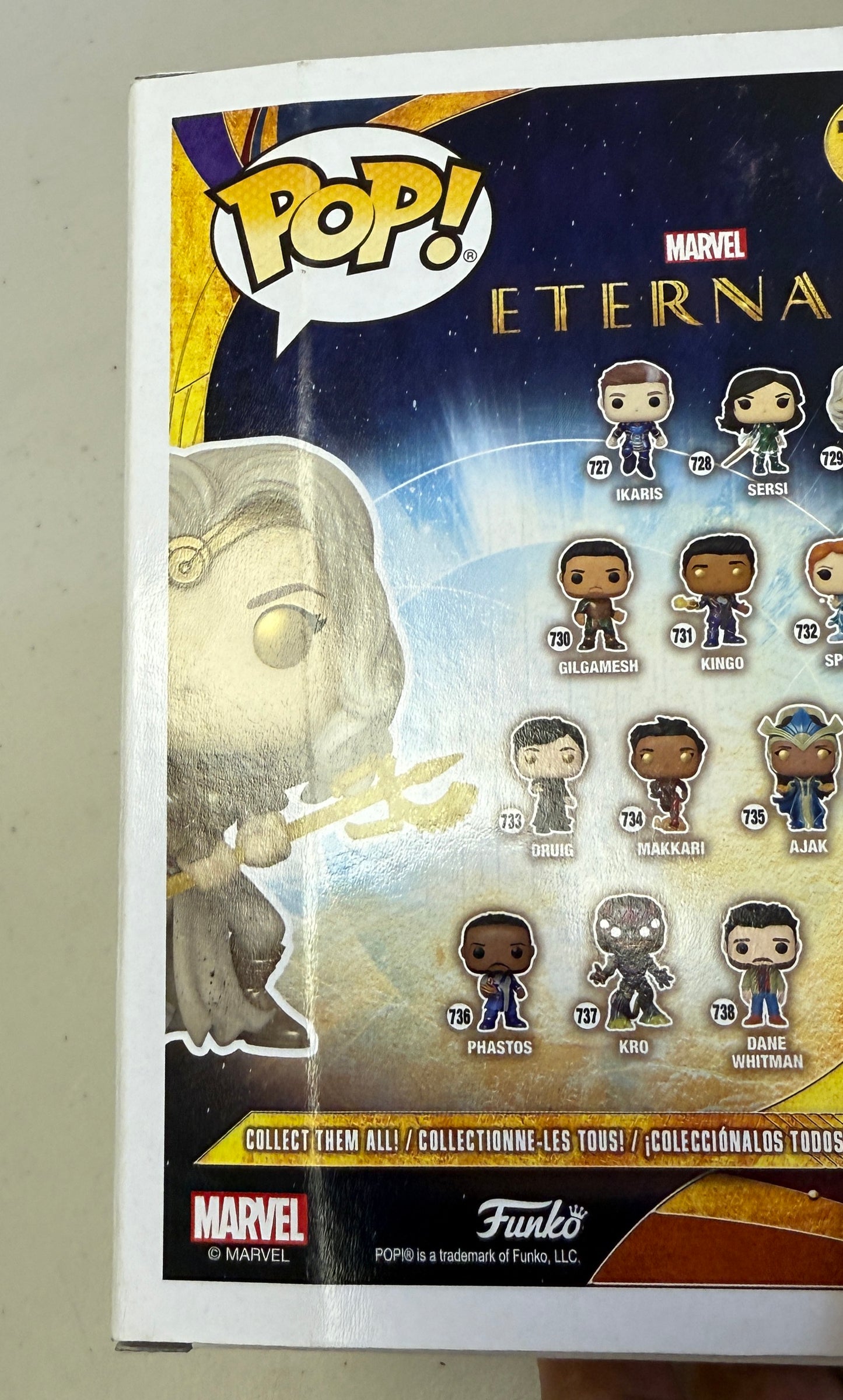 
                  
                    Angelina Jolie as Thena in The Eternals (SWAU) Signed Funko POP! #729
                  
                