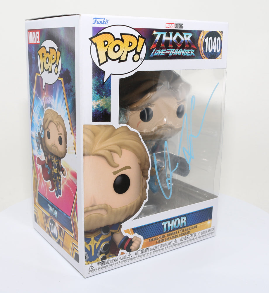 
                  
                    Chris Hemsworth as Thor in Thor: Love and Thunder (SWAU) Signed Funko POP! #1040
                  
                