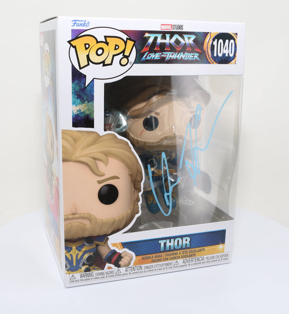 
                  
                    Chris Hemsworth as Thor in Thor: Love and Thunder (SWAU) Signed Funko POP! #1040
                  
                