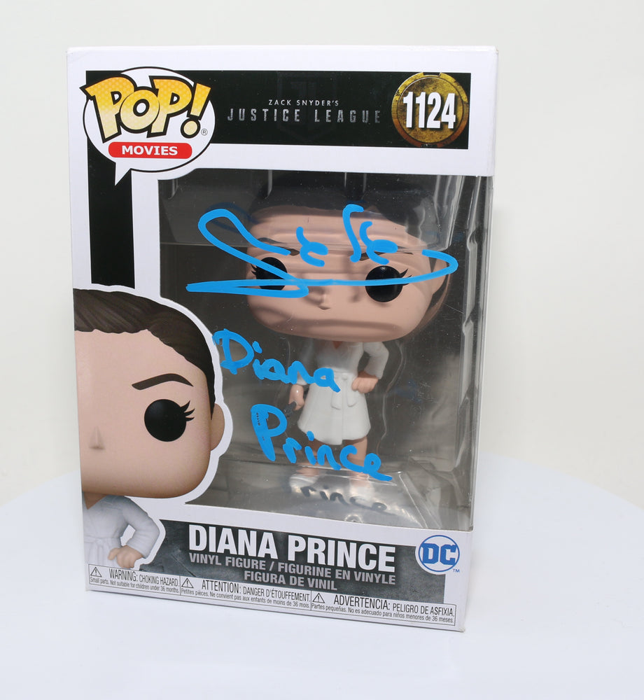 
                  
                    Gal Gadot as Diana Prince / Wonder Woman in Justice League (SWAU) Signed Funko POP! #1124 with Character Name
                  
                
