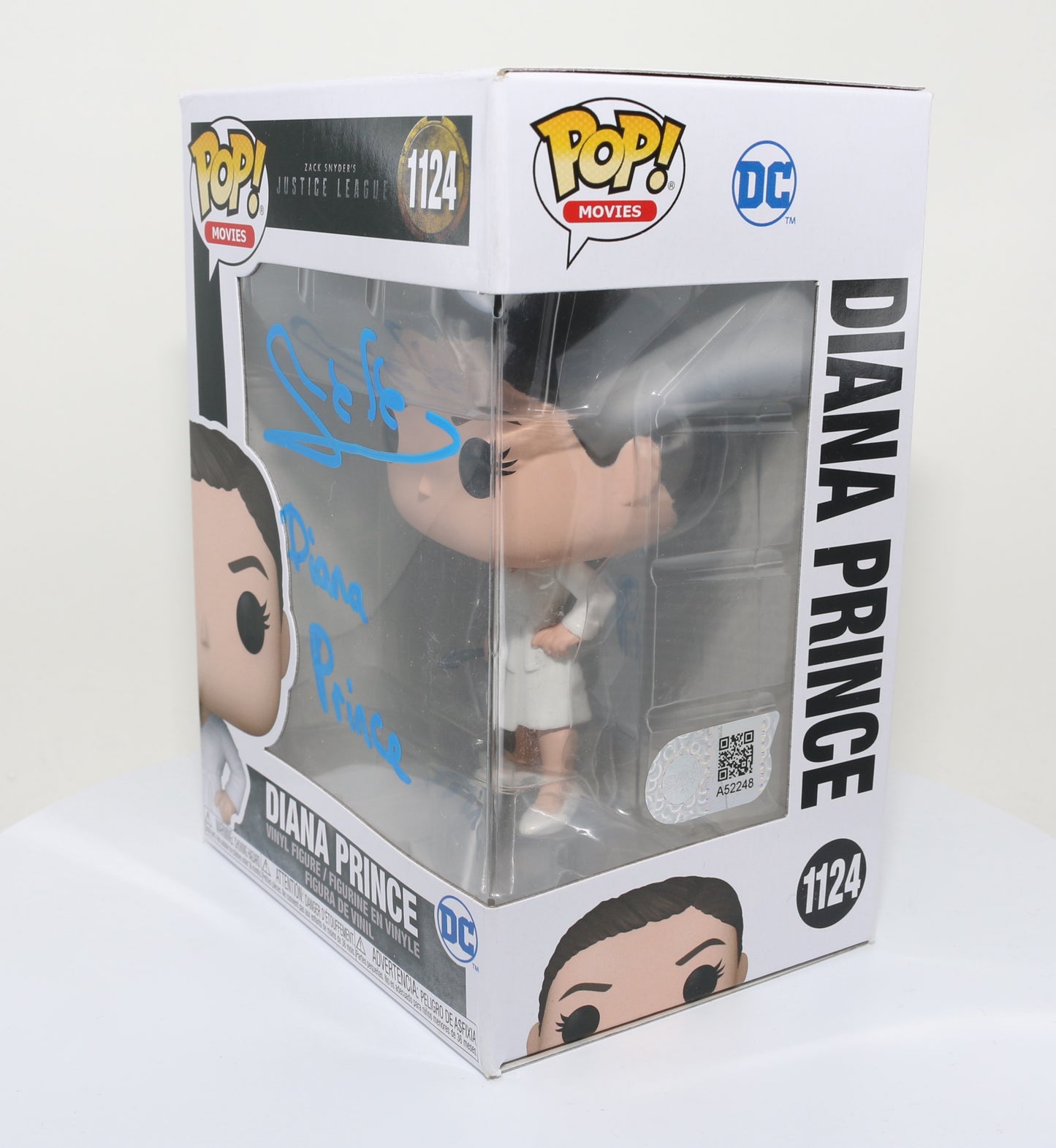 
                  
                    Gal Gadot as Diana Prince / Wonder Woman in Justice League (SWAU) Signed Funko POP! #1124 with Character Name
                  
                