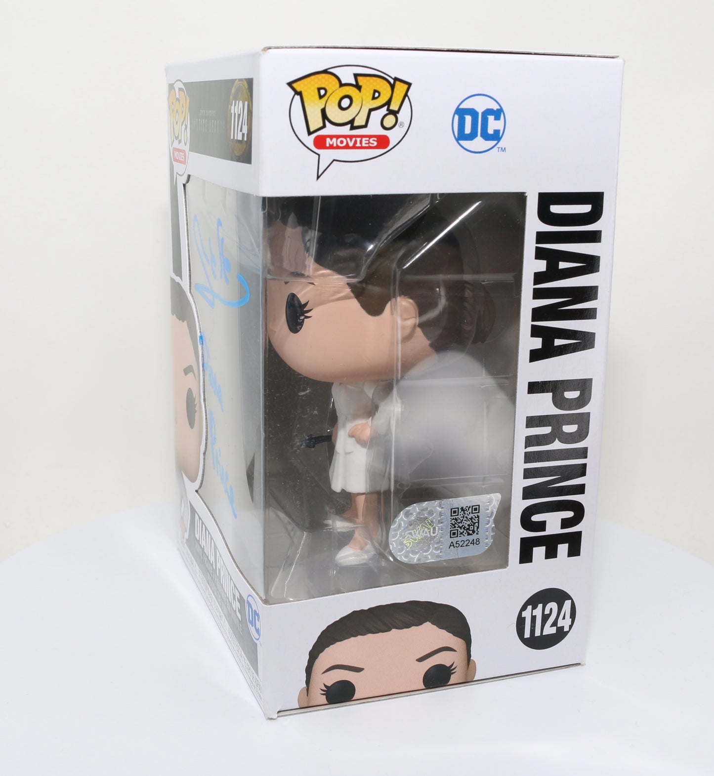 
                  
                    Gal Gadot as Diana Prince / Wonder Woman in Justice League (SWAU) Signed Funko POP! #1124 with Character Name
                  
                