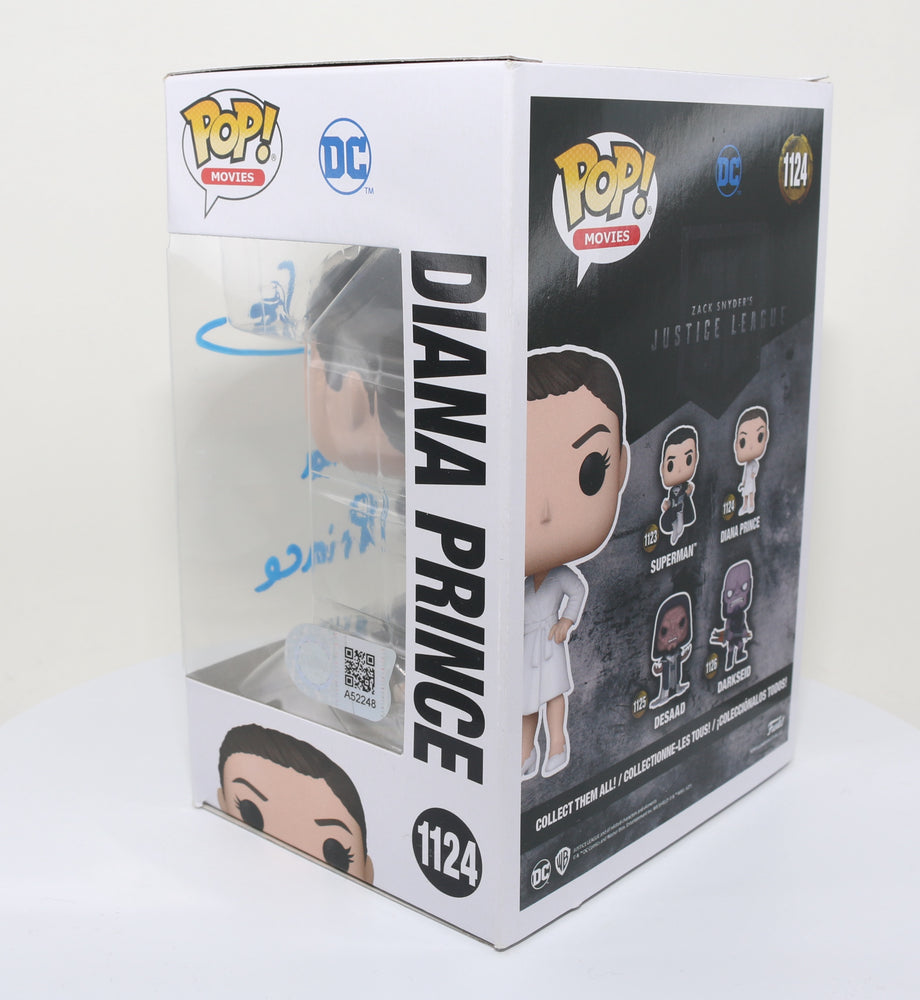 
                  
                    Gal Gadot as Diana Prince / Wonder Woman in Justice League (SWAU) Signed Funko POP! #1124 with Character Name
                  
                
