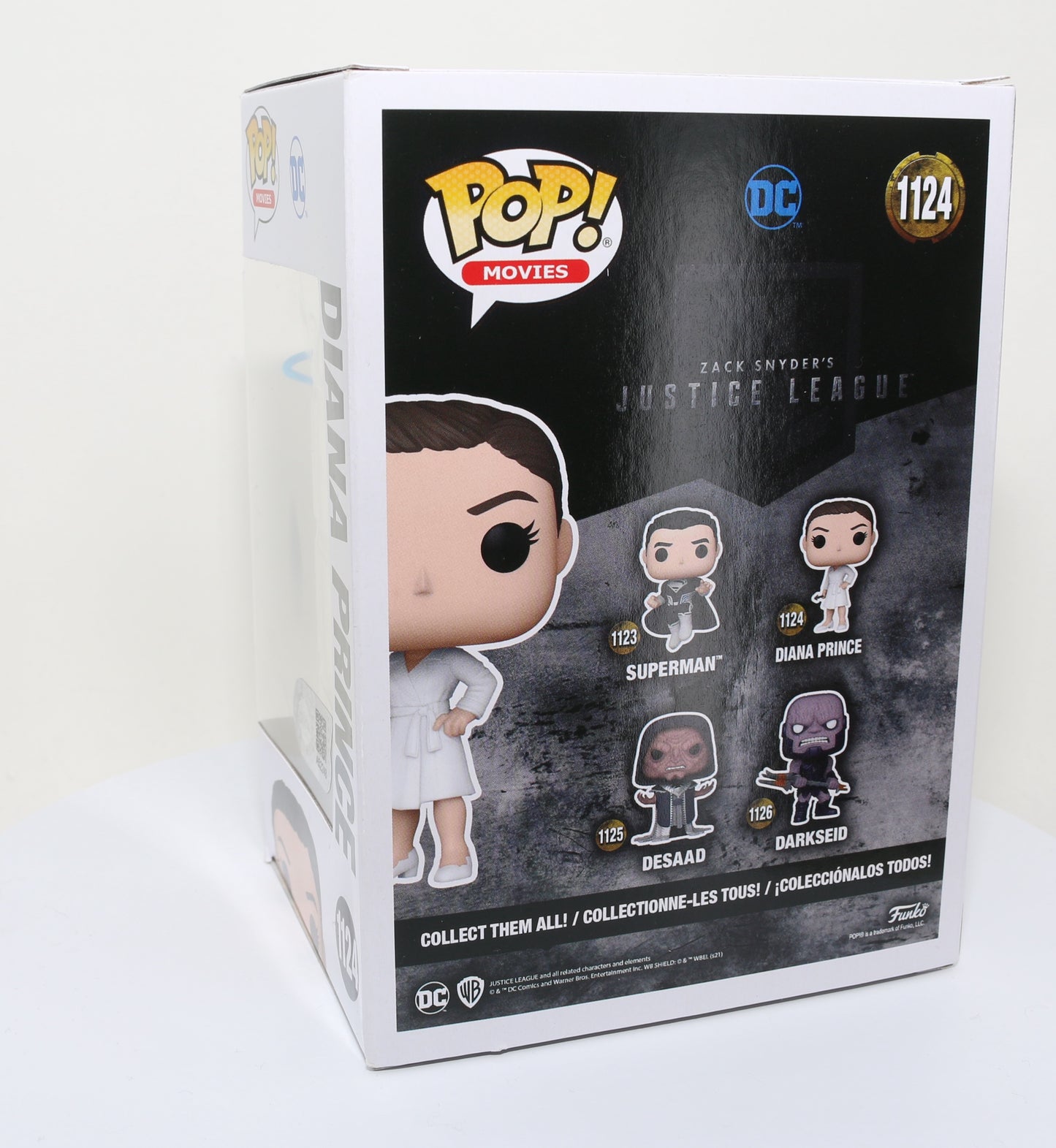 
                  
                    Gal Gadot as Diana Prince / Wonder Woman in Justice League (SWAU) Signed Funko POP! #1124 with Character Name
                  
                