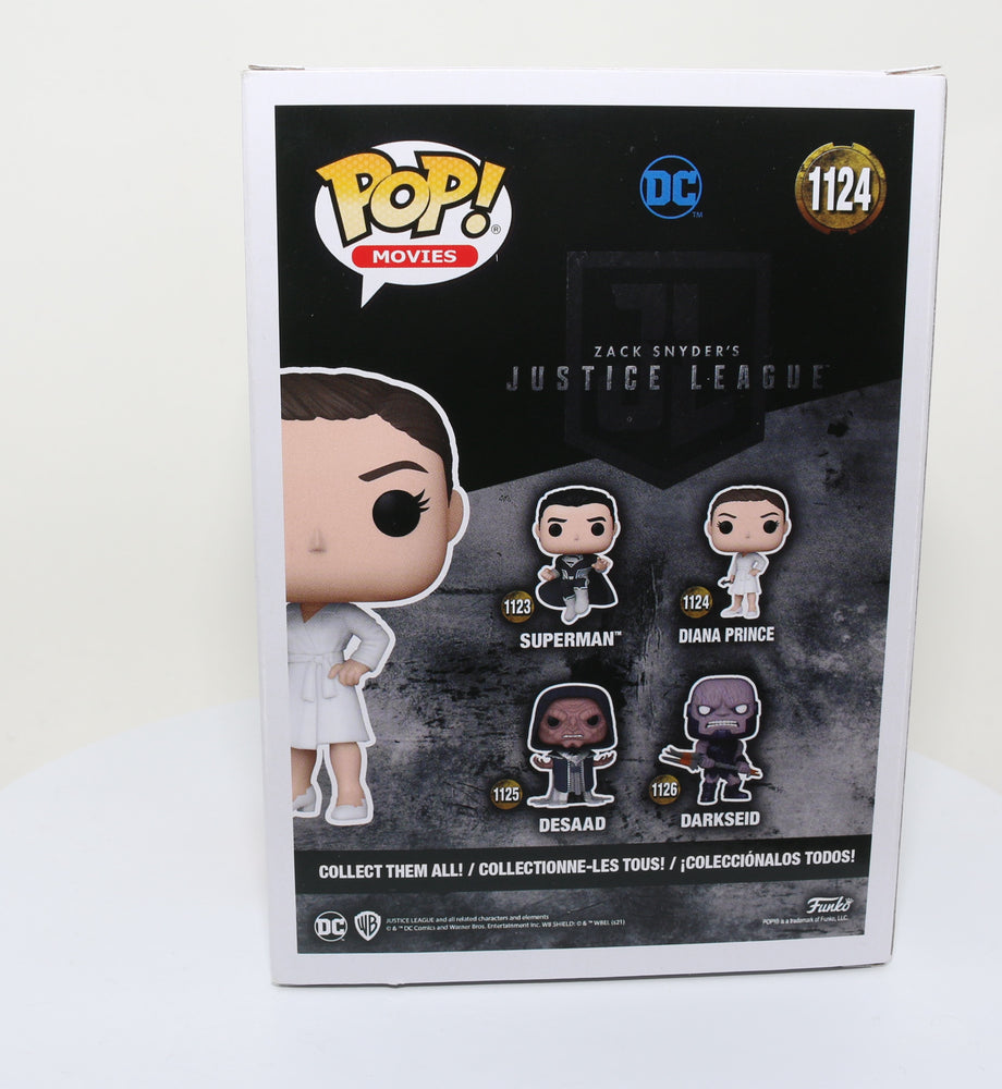 
                  
                    Gal Gadot as Diana Prince / Wonder Woman in Justice League (SWAU) Signed Funko POP! #1124 with Character Name
                  
                