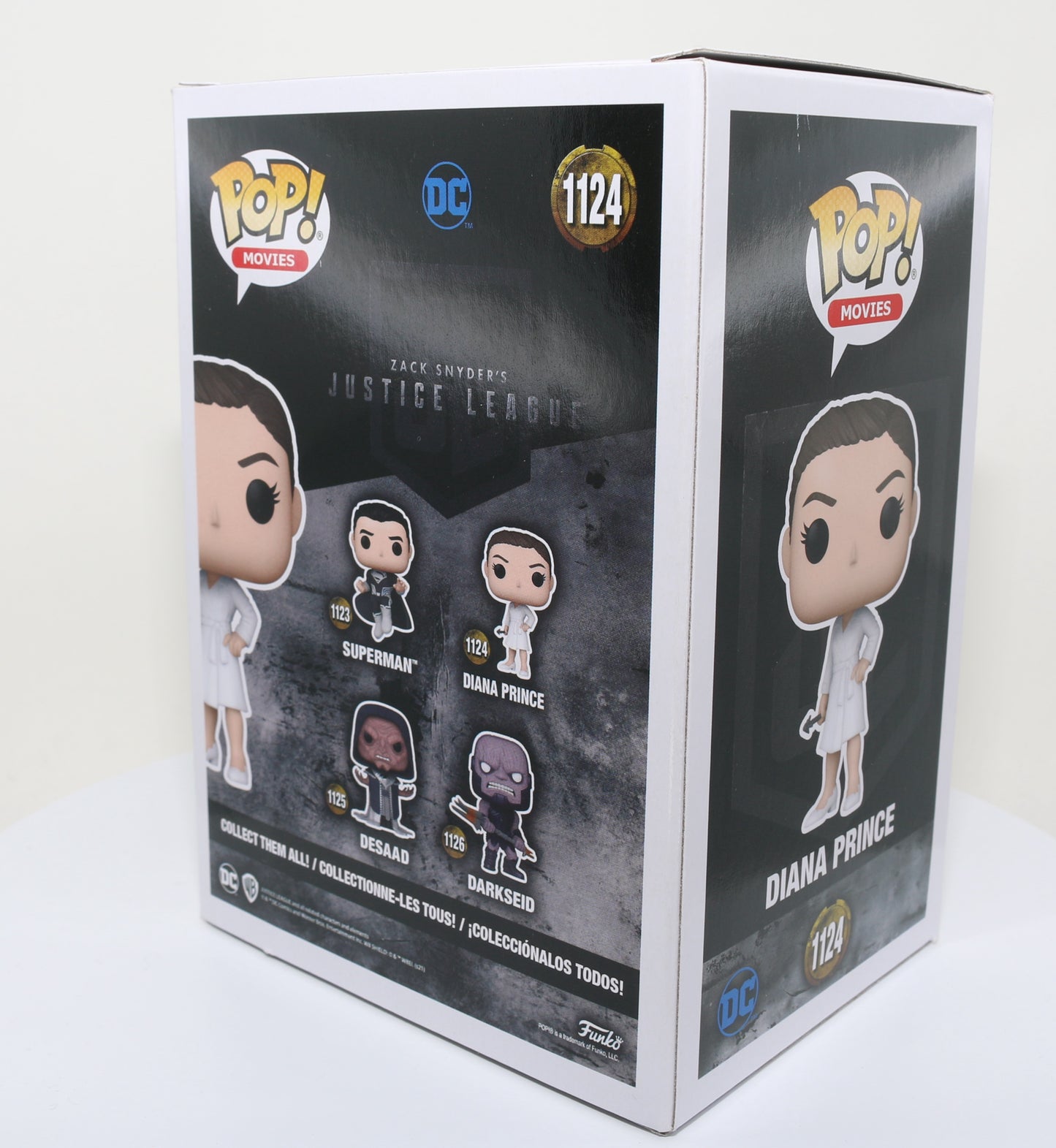 
                  
                    Gal Gadot as Diana Prince / Wonder Woman in Justice League (SWAU) Signed Funko POP! #1124 with Character Name
                  
                