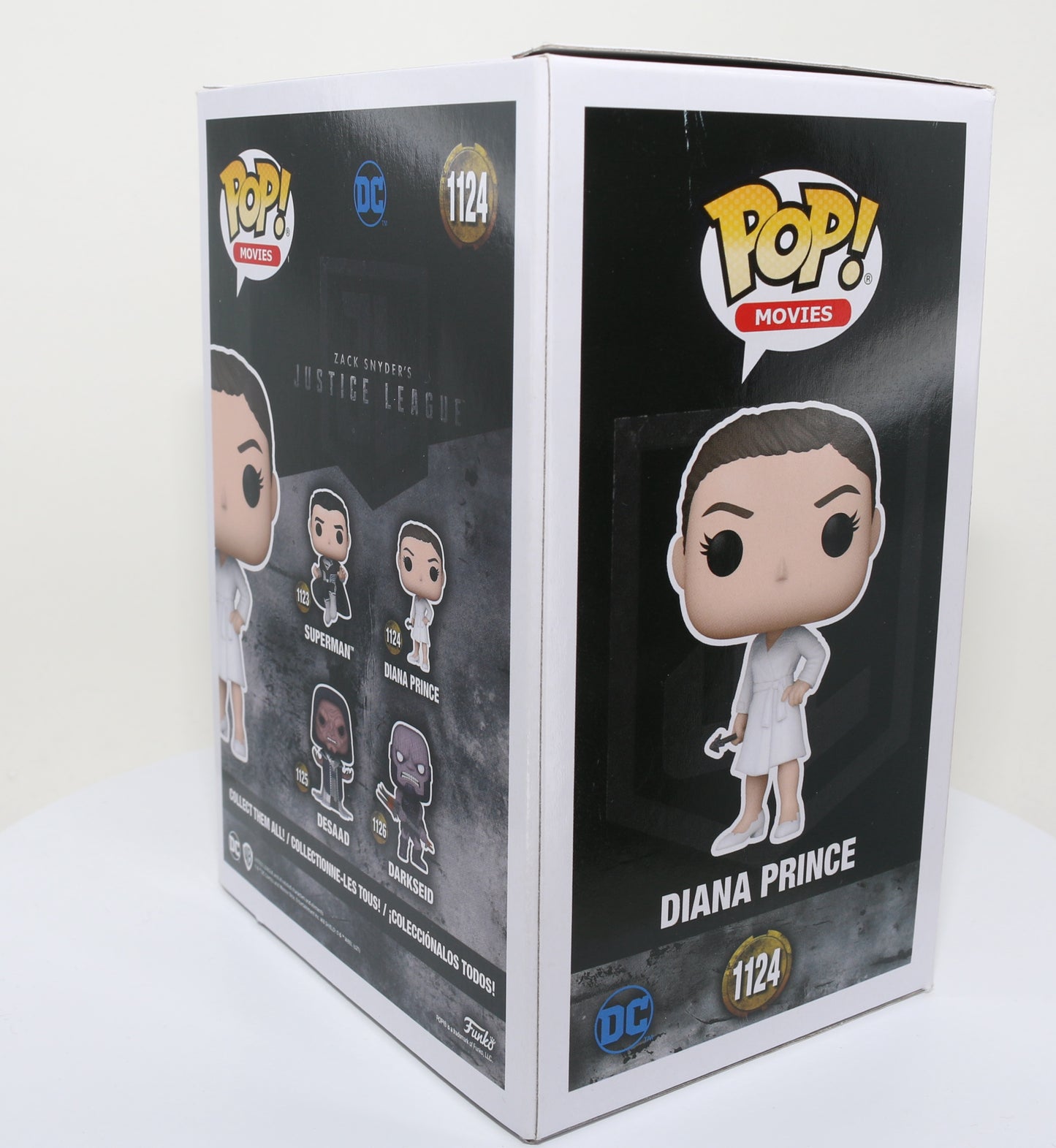 
                  
                    Gal Gadot as Diana Prince / Wonder Woman in Justice League (SWAU) Signed Funko POP! #1124 with Character Name
                  
                