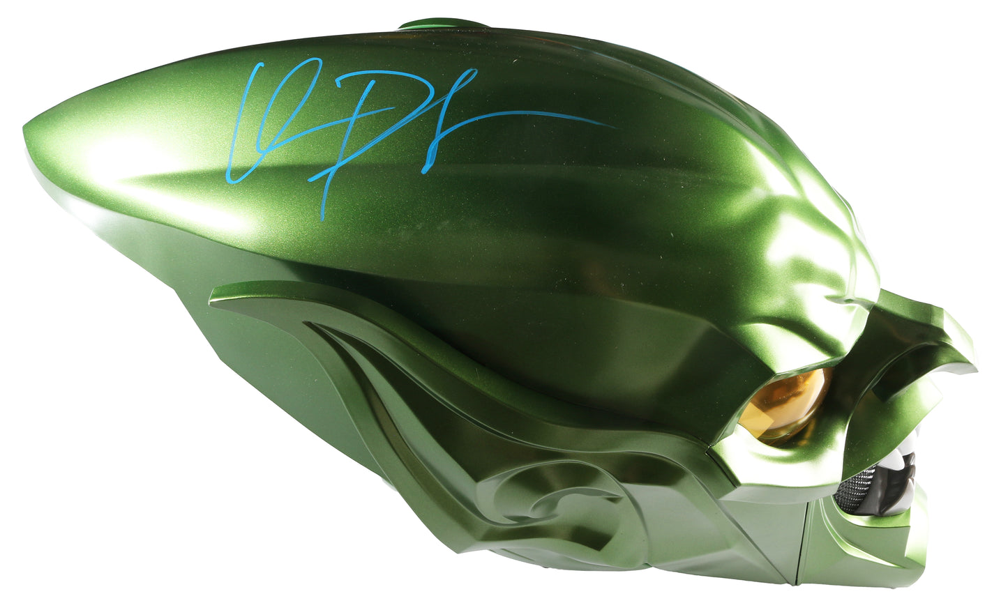 
                  
                    Green Goblin from Spider-Man: No Way Home Prop Replica Hasbro Legends Series Electronic Helmet Mask (JSA) Signed by Willem Dafoe
                  
                