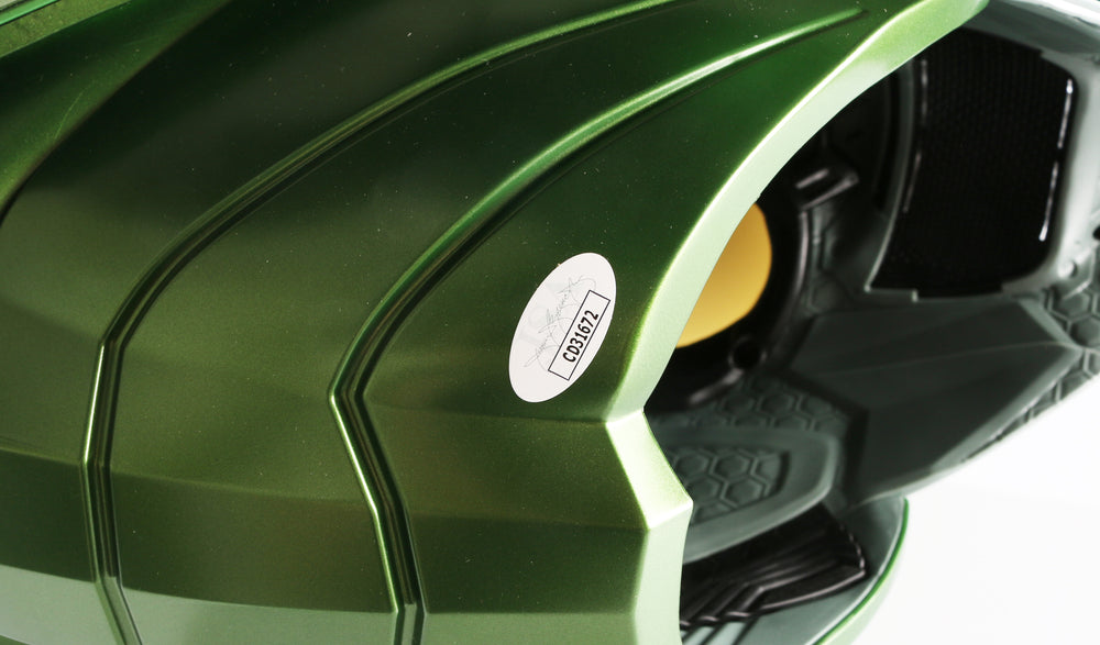 
                  
                    Green Goblin from Spider-Man: No Way Home Prop Replica Hasbro Legends Series Electronic Helmet Mask (JSA) Signed by Willem Dafoe
                  
                