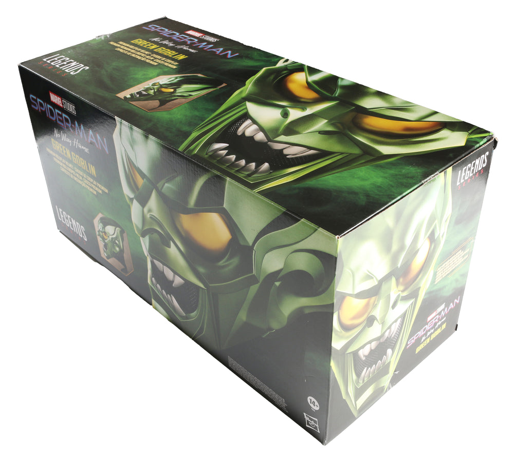 
                  
                    Green Goblin from Spider-Man: No Way Home Prop Replica Hasbro Legends Series Electronic Helmet Mask (JSA) Signed by Willem Dafoe
                  
                