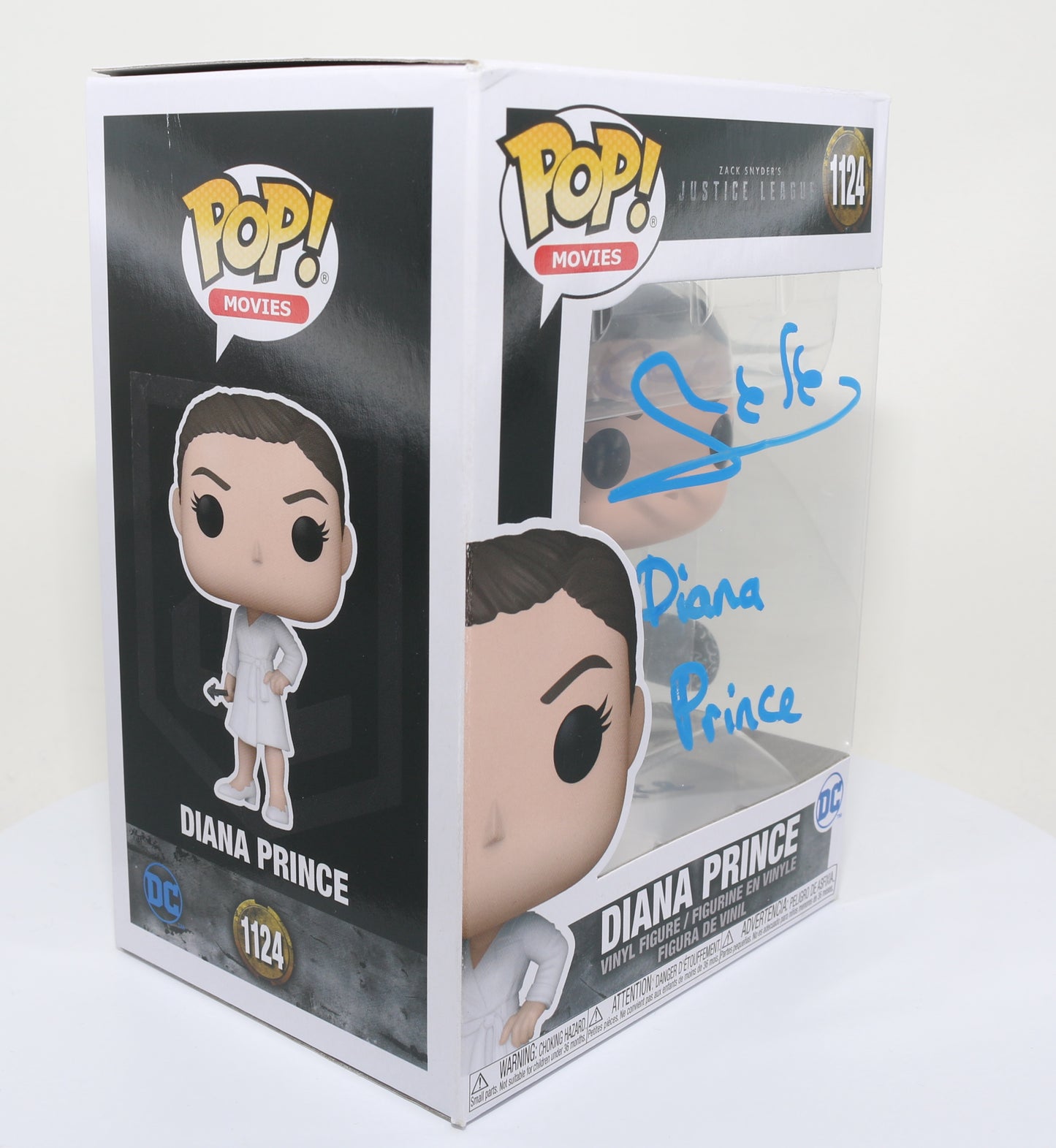 
                  
                    Gal Gadot as Diana Prince / Wonder Woman in Justice League (SWAU) Signed Funko POP! #1124 with Character Name
                  
                