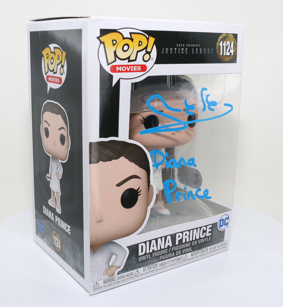
                  
                    Gal Gadot as Diana Prince / Wonder Woman in Justice League (SWAU) Signed Funko POP! #1124 with Character Name
                  
                