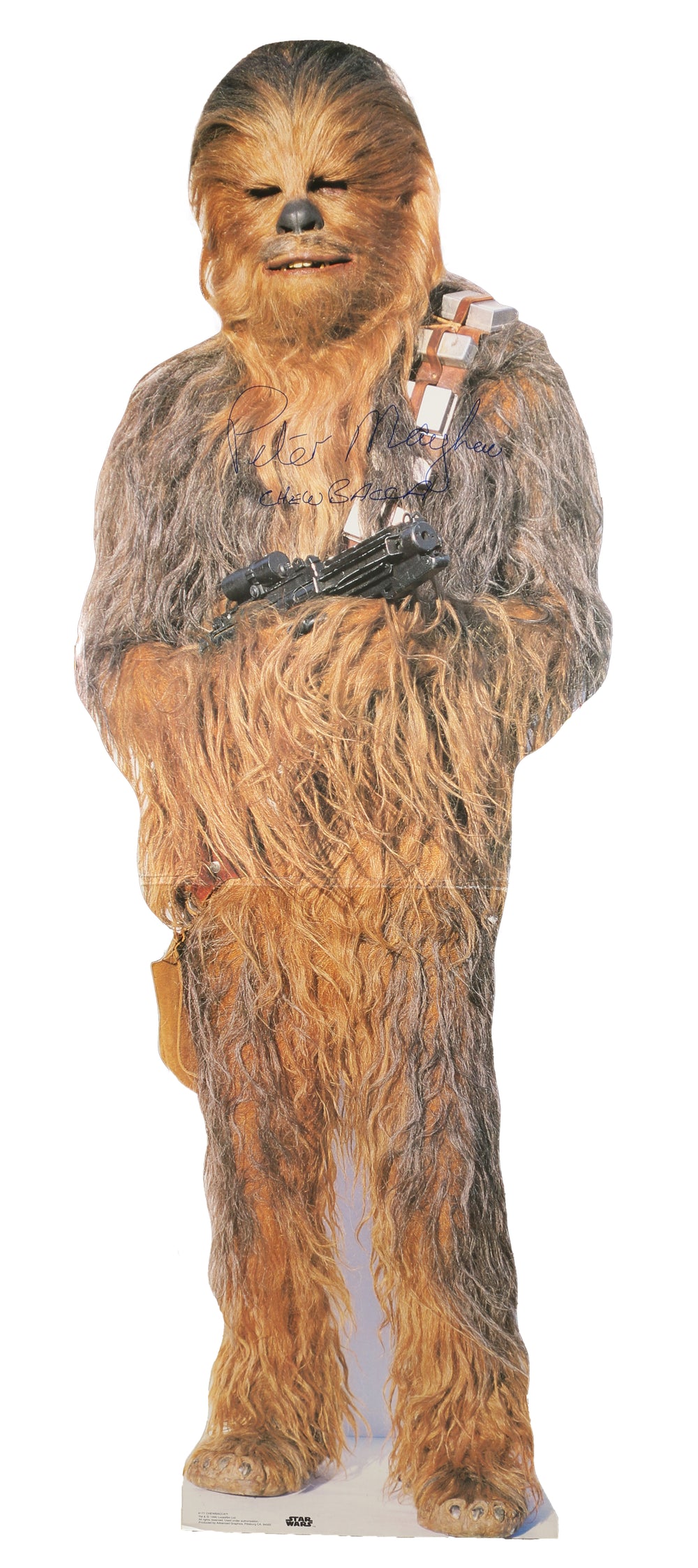 Peter Mayhew as Chewbacca in Star Wars 1995 Vintage Signed 76