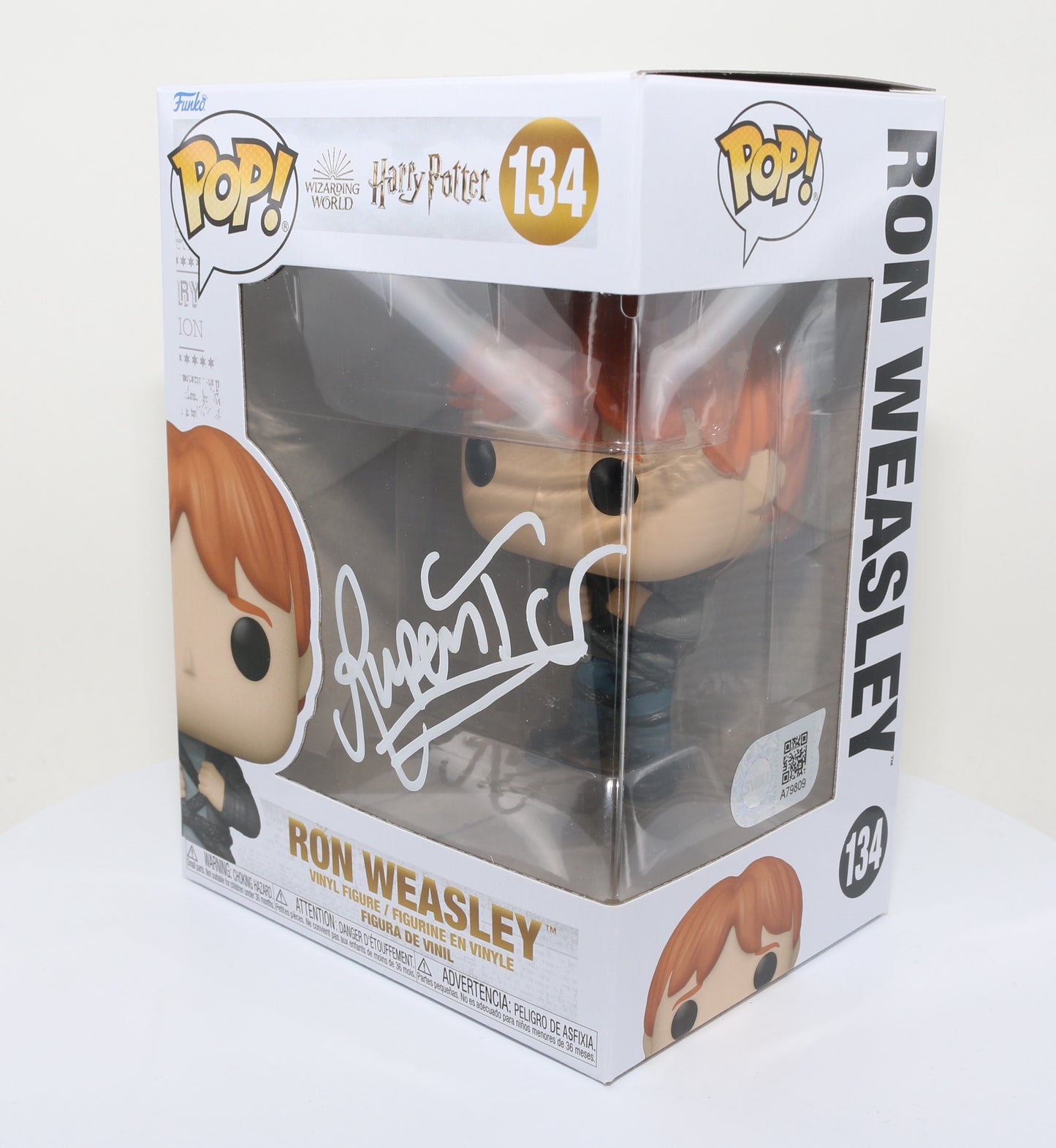 
                  
                    Rupert Grint as Ron Weasley in Harry Potter (SWAU) Signed Funko POP! #134
                  
                
