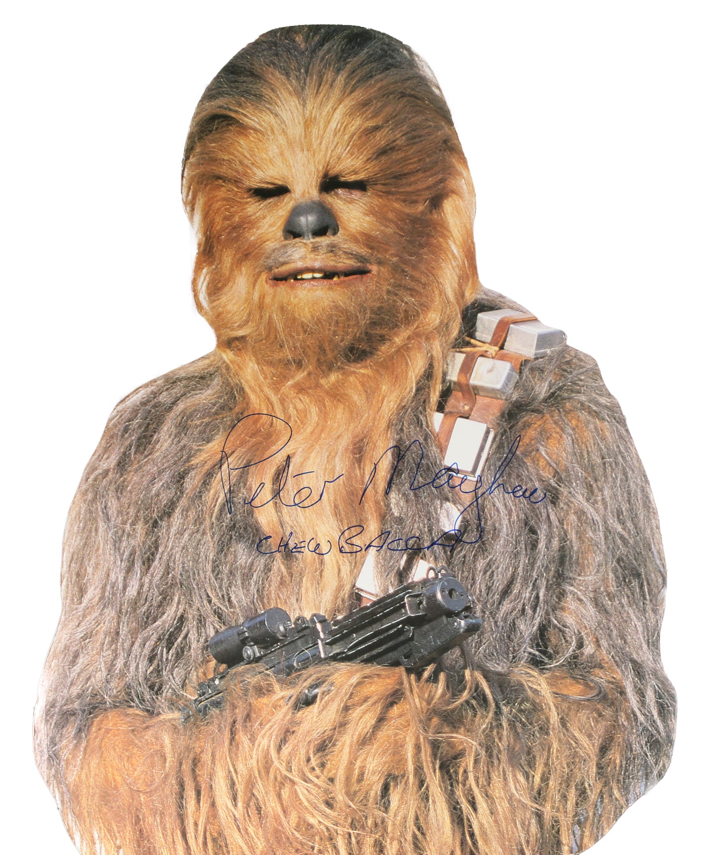 
                  
                    Peter Mayhew as Chewbacca in Star Wars 1995 Vintage Signed 76" Life Size Standee with Character Name
                  
                
