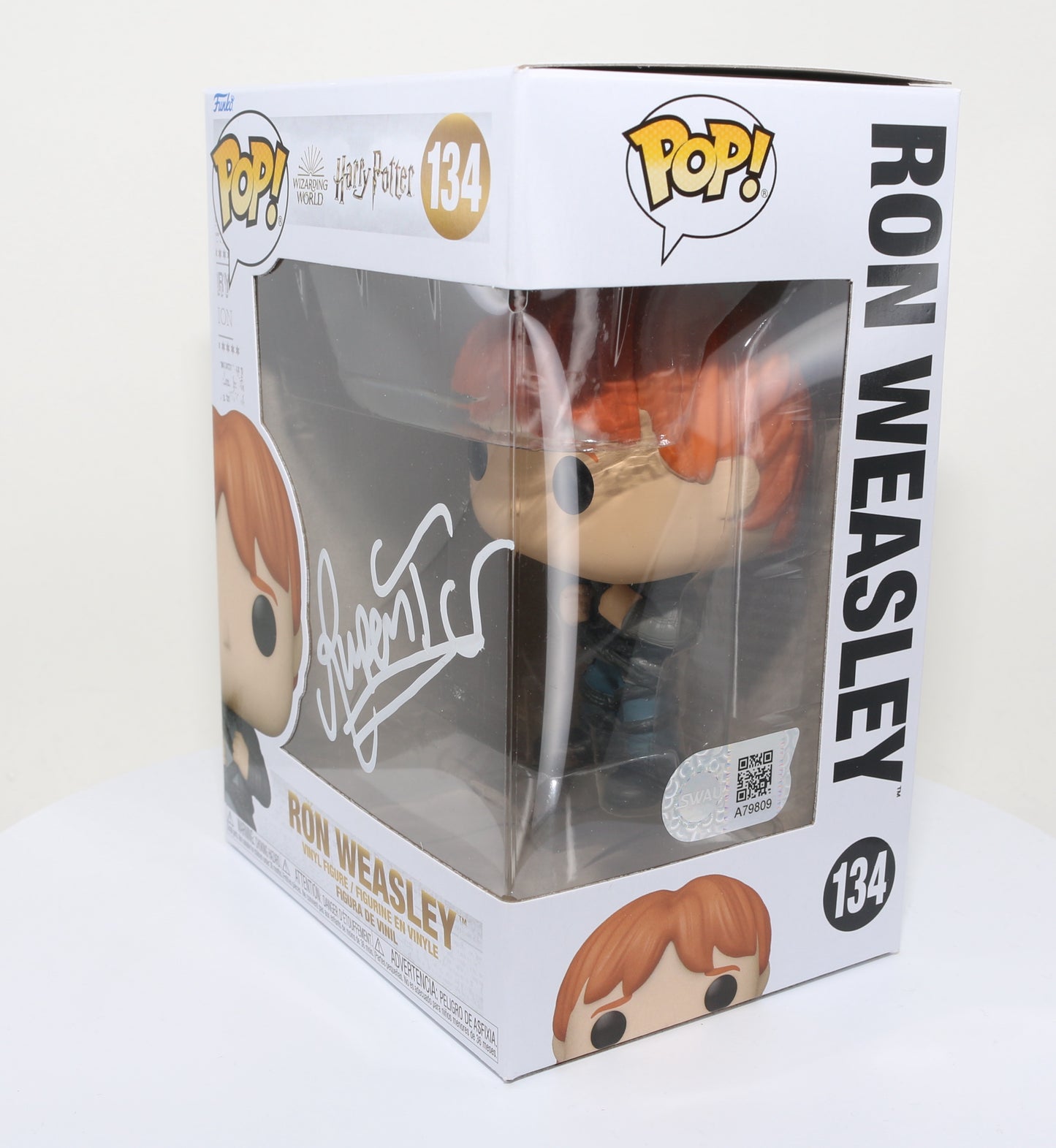 
                  
                    Rupert Grint as Ron Weasley in Harry Potter (SWAU) Signed Funko POP! #134
                  
                