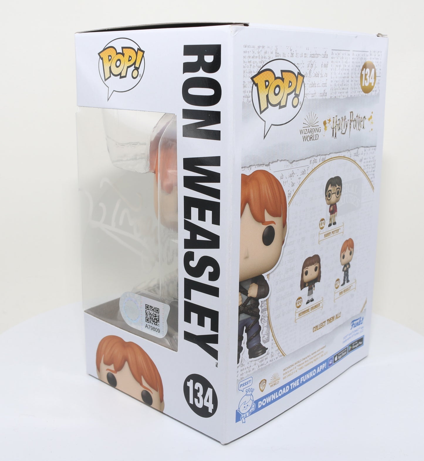 
                  
                    Rupert Grint as Ron Weasley in Harry Potter (SWAU) Signed Funko POP! #134
                  
                