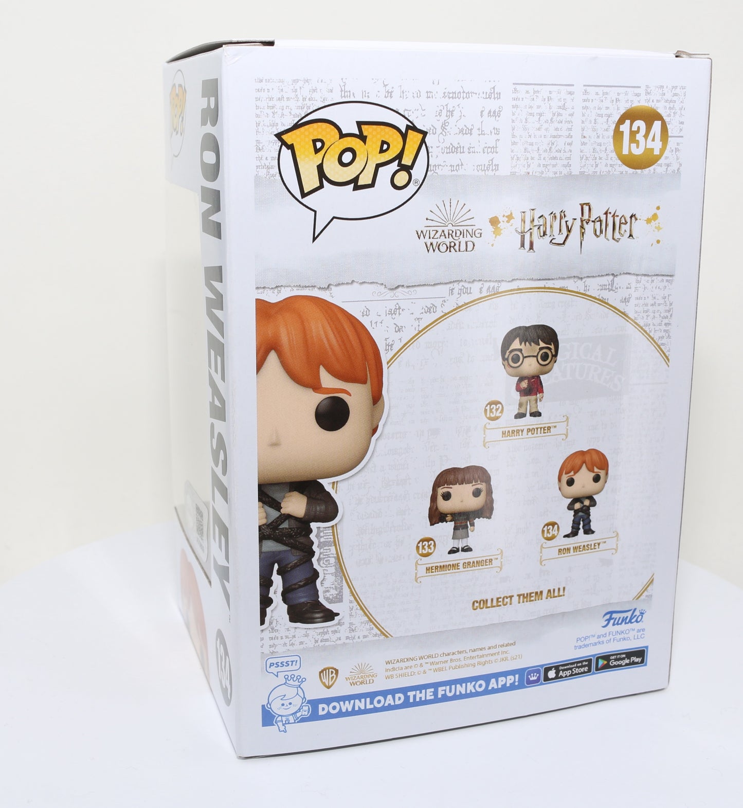 
                  
                    Rupert Grint as Ron Weasley in Harry Potter (SWAU) Signed Funko POP! #134
                  
                