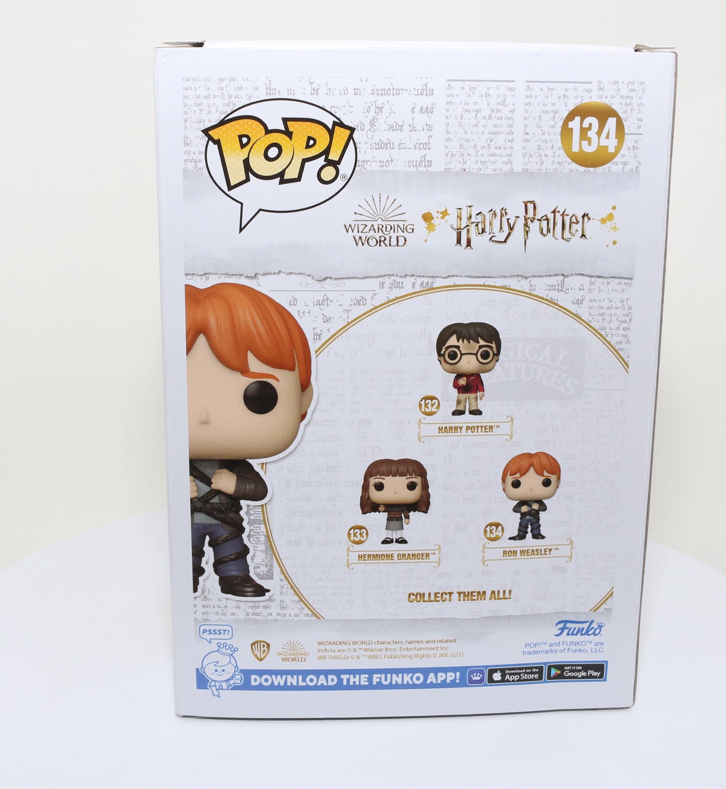 
                  
                    Rupert Grint as Ron Weasley in Harry Potter (SWAU) Signed Funko POP! #134
                  
                