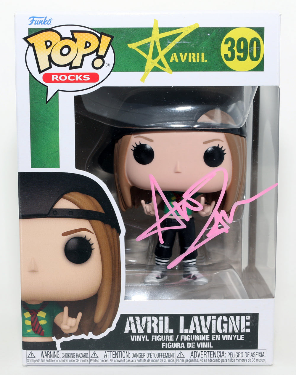 Avril Lavigne Singer & Songwriter Signed Funko POP! #390