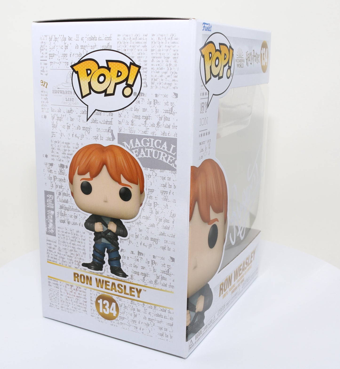 
                  
                    Rupert Grint as Ron Weasley in Harry Potter (SWAU) Signed Funko POP! #134
                  
                