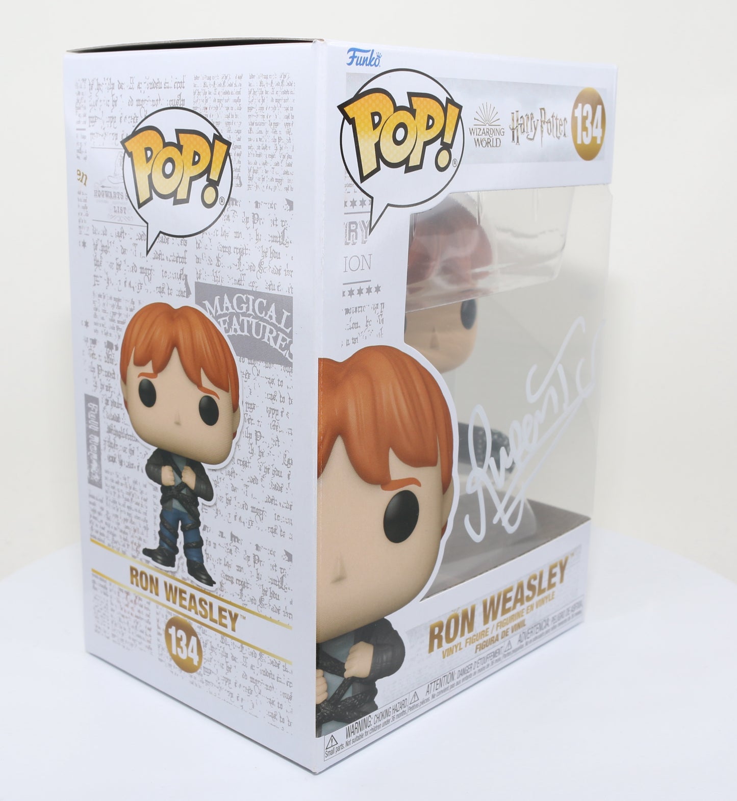 
                  
                    Rupert Grint as Ron Weasley in Harry Potter (SWAU) Signed Funko POP! #134
                  
                