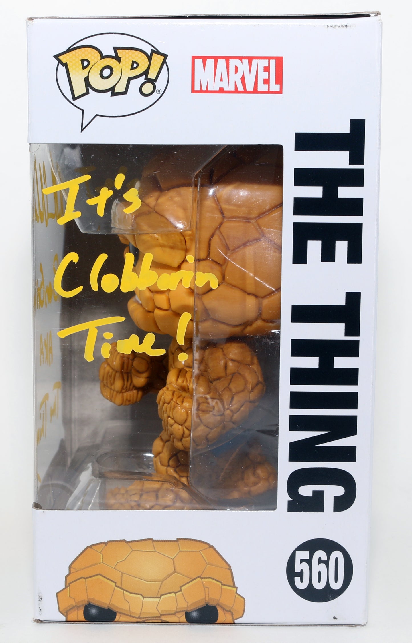 
                  
                    Michael Chiklis as Thing in Fantastic Four Signed Funko POP! #560 with Character Name & Quote
                  
                