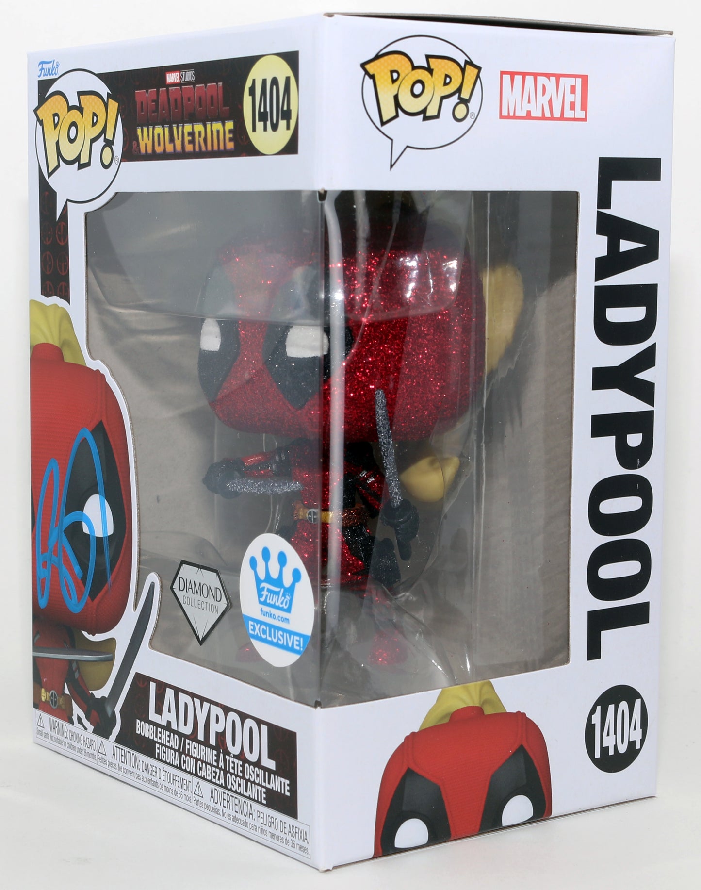
                  
                    Blake Lively as Ladypool in Deadpool & Wolverine Diamond Edition Funko Store Exclusive Signed Funko POP! #1404
                  
                