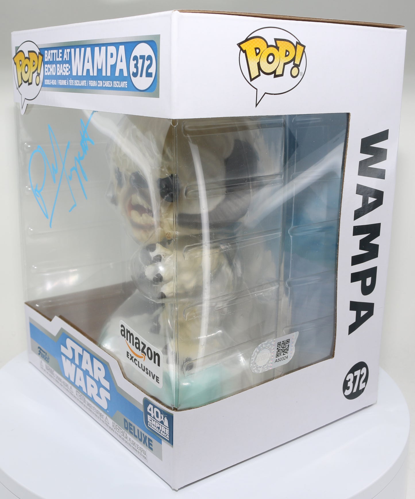 
                  
                    Phil Tippett Wampa Puppet Creator Star Wars: The Empire Strikes Back Amazon Exclusive (SWAU) Signed Deluxe Oversized Funko POP! #372
                  
                