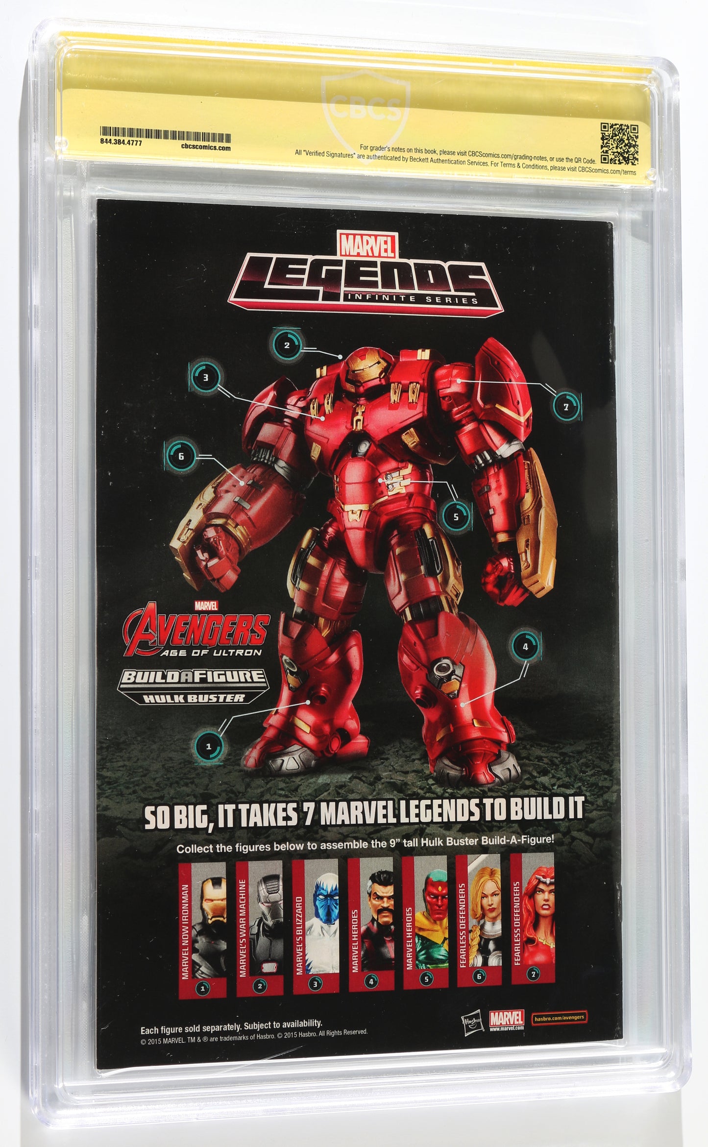 
                  
                    Starlord & Kitty Pryde #1 - Action Figure Variant - Signed by Chris Pratt (CBCS Authentic Signature Program) 2015
                  
                