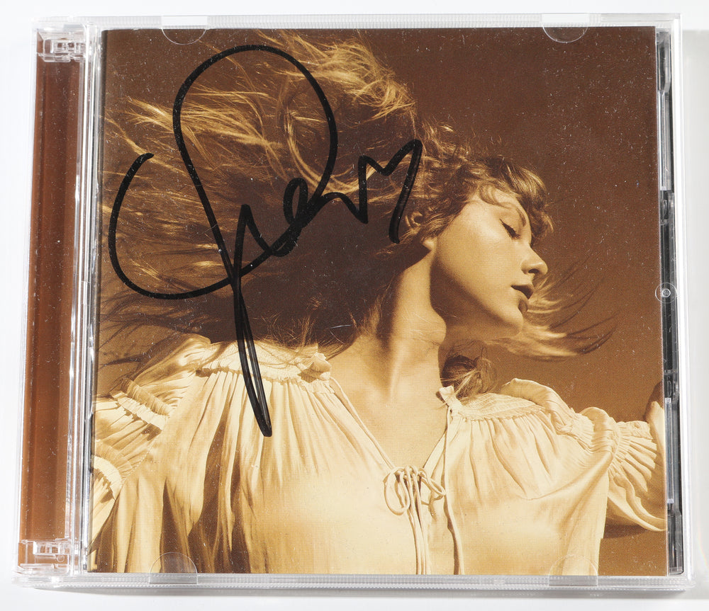 Fearless [Taylor's Version] 2021 CD Album Insert Signed by Taylor Swift