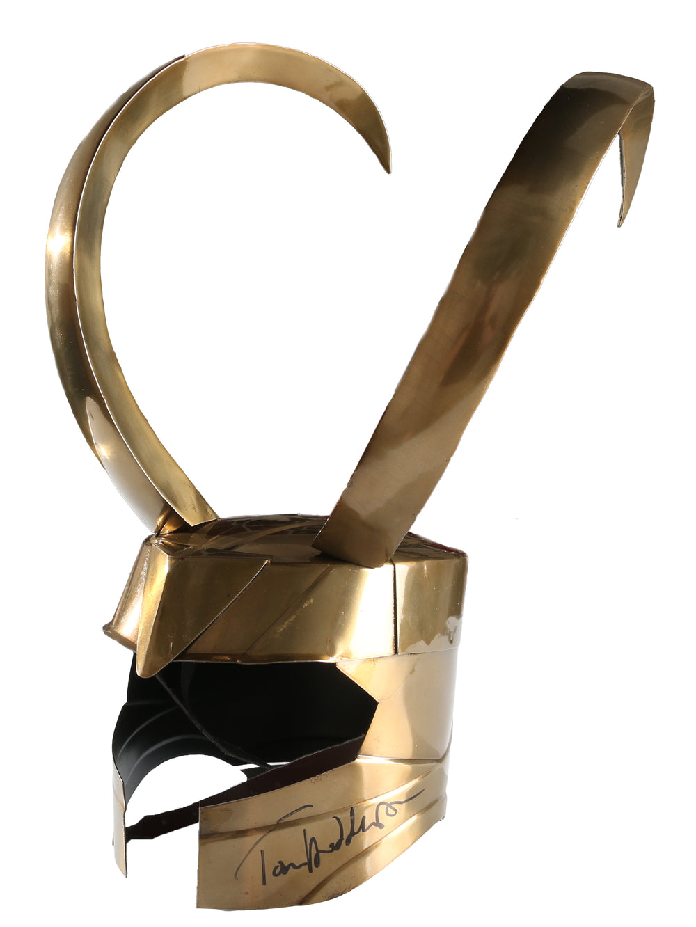 Loki's Prop Replica Heavyweight Steel Helmet (SWAU) Signed by Tom Hiddleston