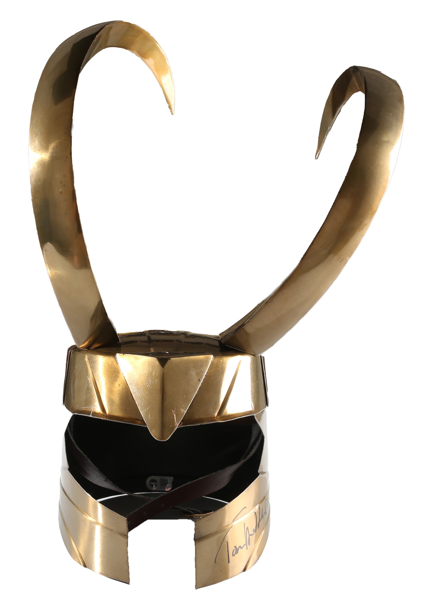 
                  
                    Loki's Prop Replica Heavyweight Steel Helmet (SWAU) Signed by Tom Hiddleston
                  
                