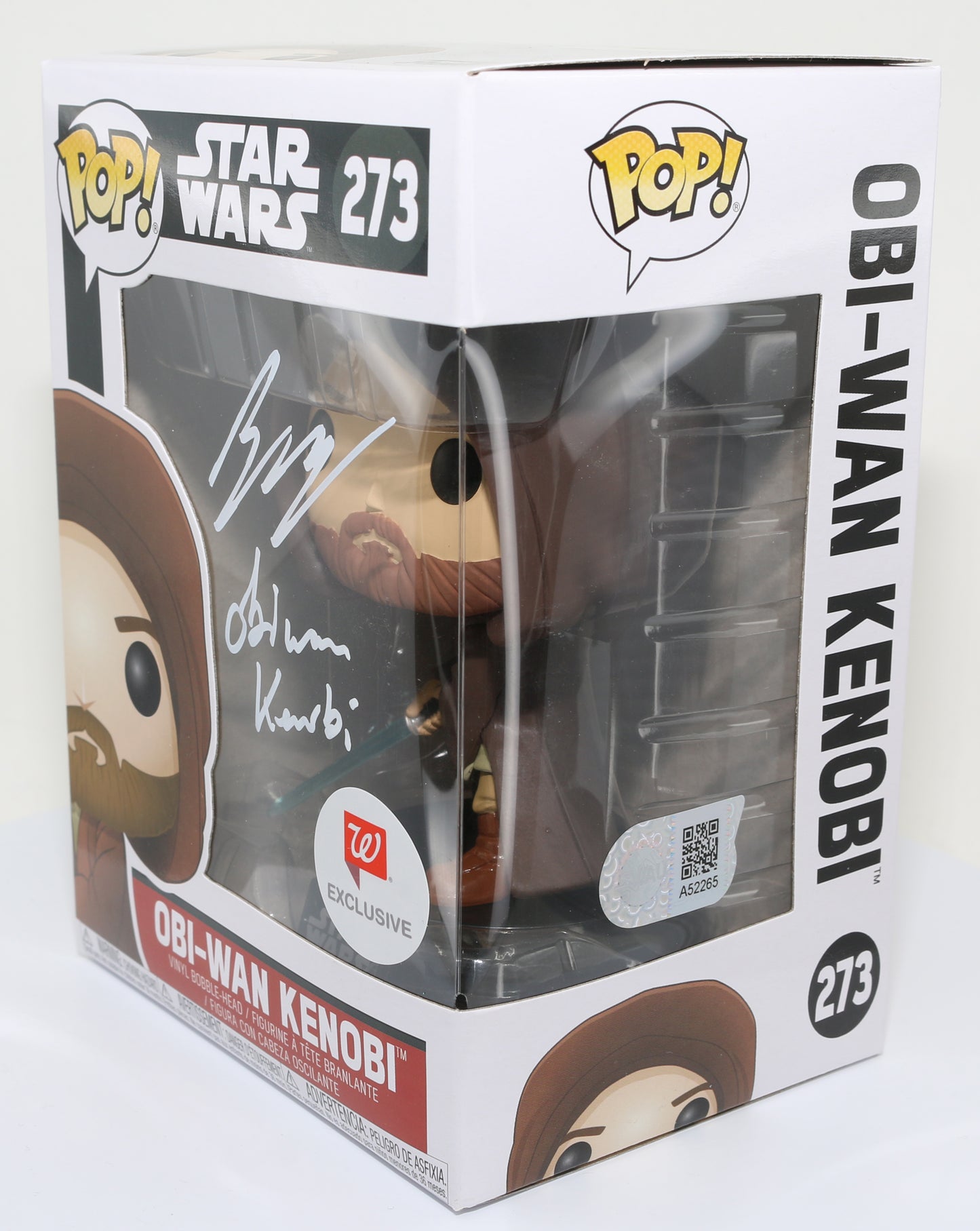 
                  
                    Ewan McGregor as Obi-Wan Kenobi in Star Wars Walgreen's Exclusive (SWAU) Signed Funko POP! #273
                  
                