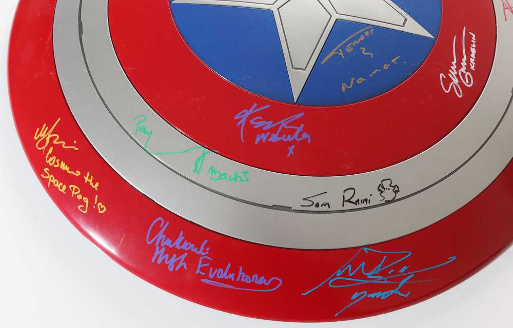 Captain America Hasbro Marvel Legends Replica Shield Signed