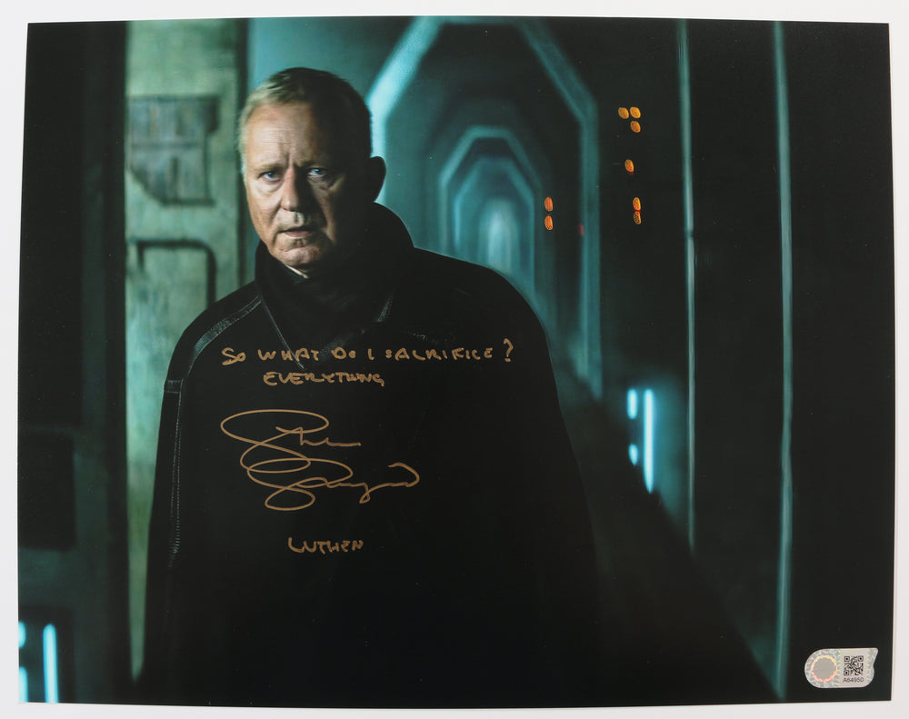 Stellan Skarsgård as Luthen Rael in Star Wars: Andor (SWAU) Signed 11x14 Photo Character Name & Quote