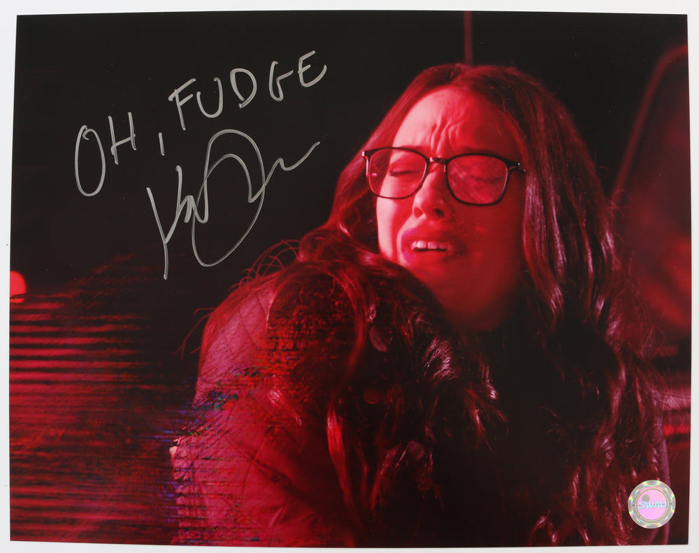 Kat Dennings as Darcy Lewis in WandaVision (SWAU) Signed 11x14 Photo with Quote