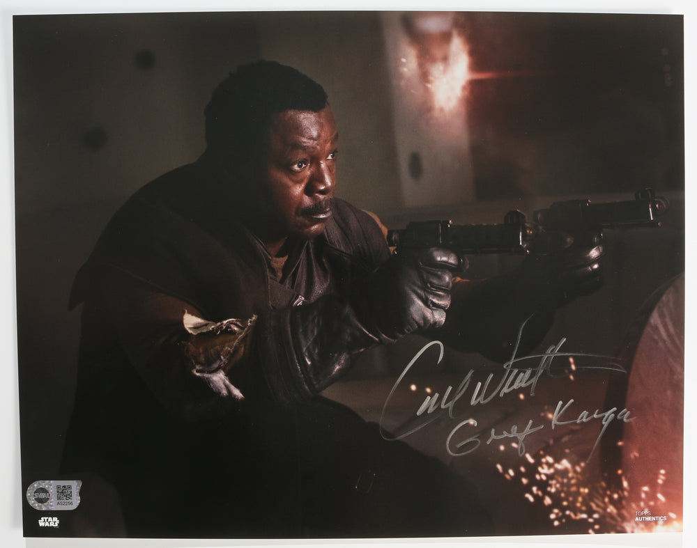 Carl Weathers as Greef Karga in Star Wars: The Mandalorian (SWAU) Signed 11x14 Photo with Character Name