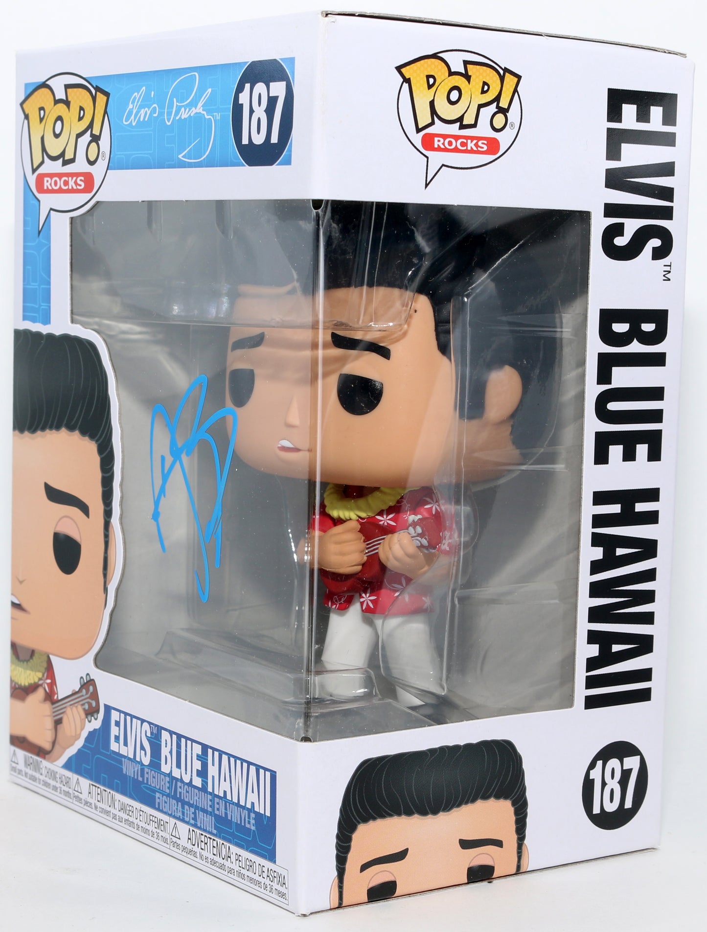 
                  
                    Austin Butler as Elvis Presley in Baz Luhrmann's Elvis Signed Funko POP! #187
                  
                