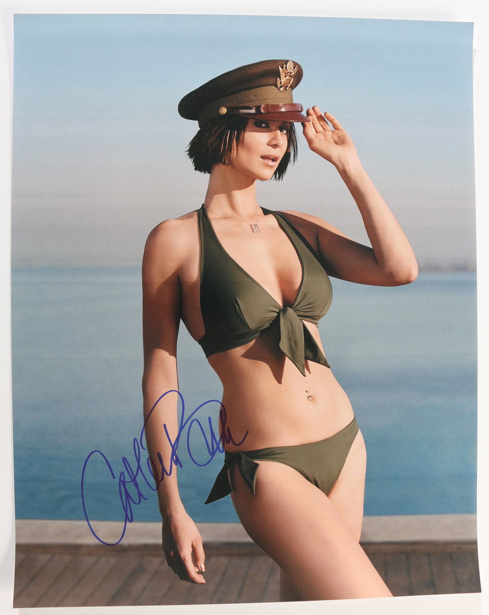 Catherine Bell from JAG Sexy Signed 16x20 Photo – SWAU Auction