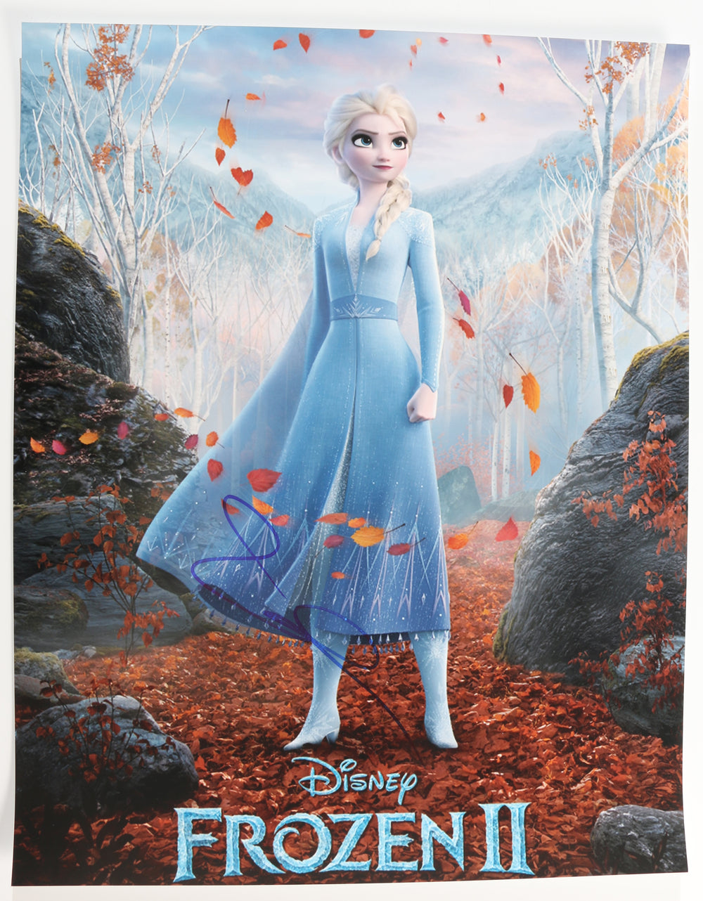 Idina Menzel as Elsa in Disney's Frozen II Signed 16x20 Photo