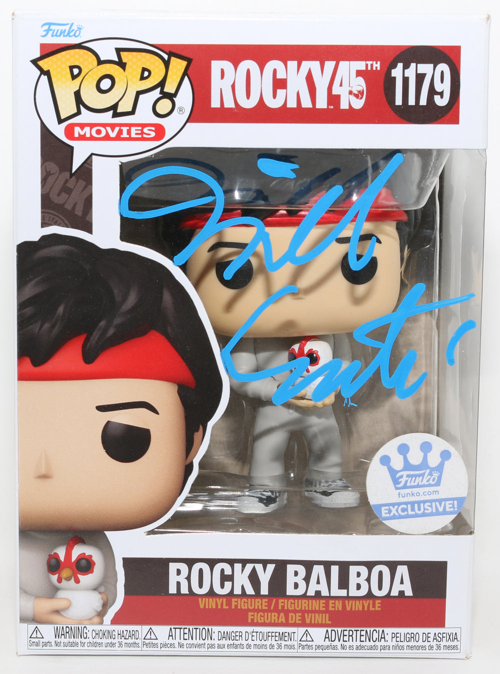 Bill Conti Composer of Rocky Funko Store Exclusive Signed Funko POP! #1179