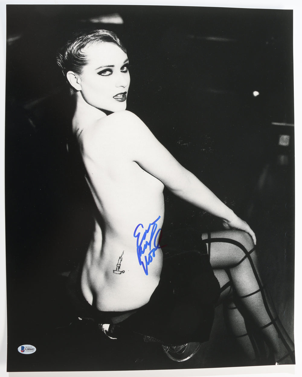 Evan Rachel Wood from Westworld Sexy Near Nude Signed 16x20 Photo