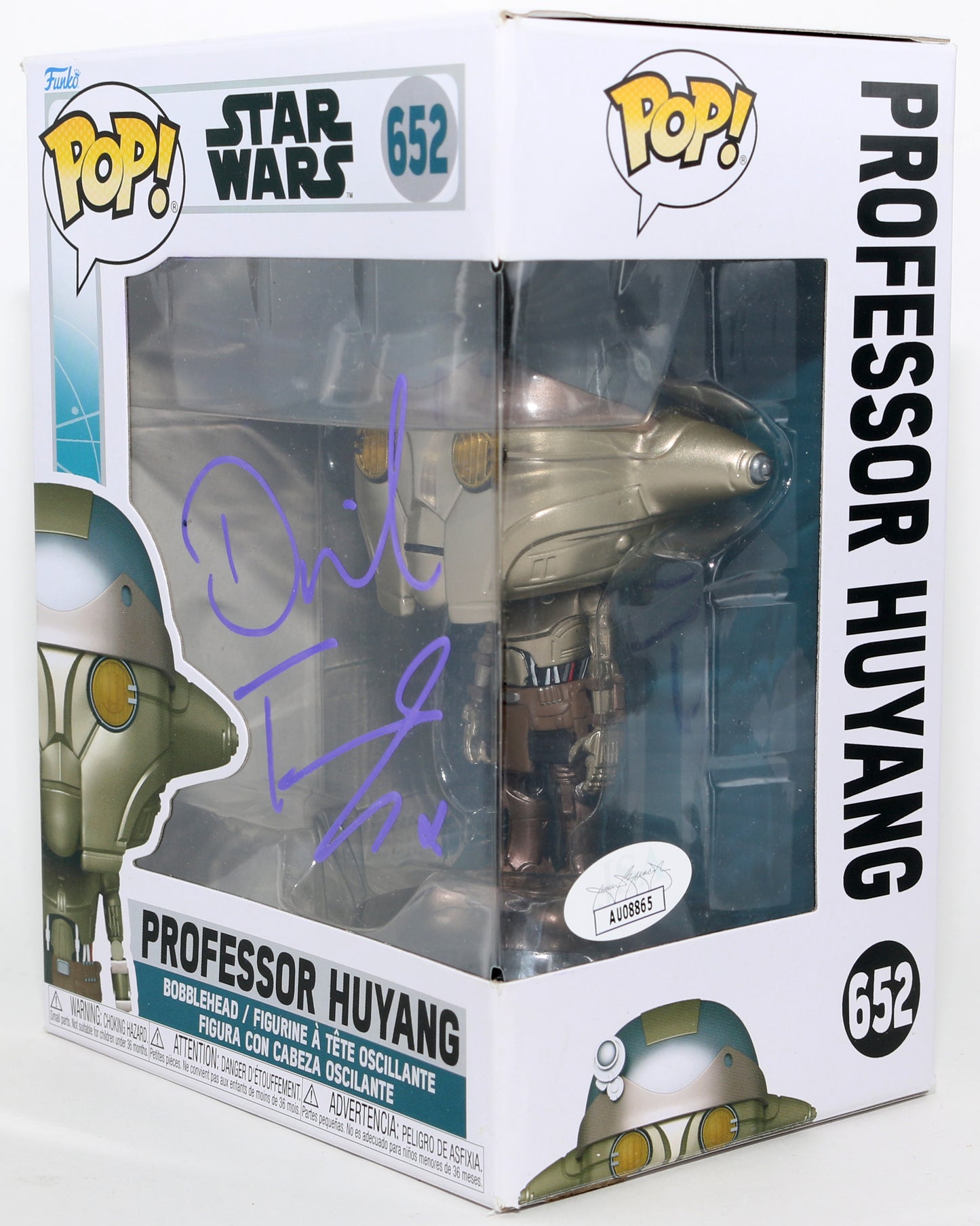 
                  
                    David Tennant as Professor Huyang in Star Wars: Ahsoka (JSA) Signed Funko POP! #652
                  
                