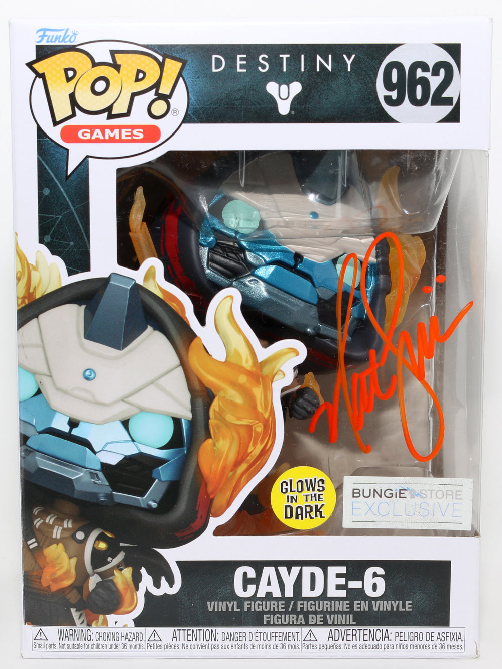 Nathan Fillion as Cayde-6 in Destiny GITD Bungie Store Exclusive Signed Funko POP! #962