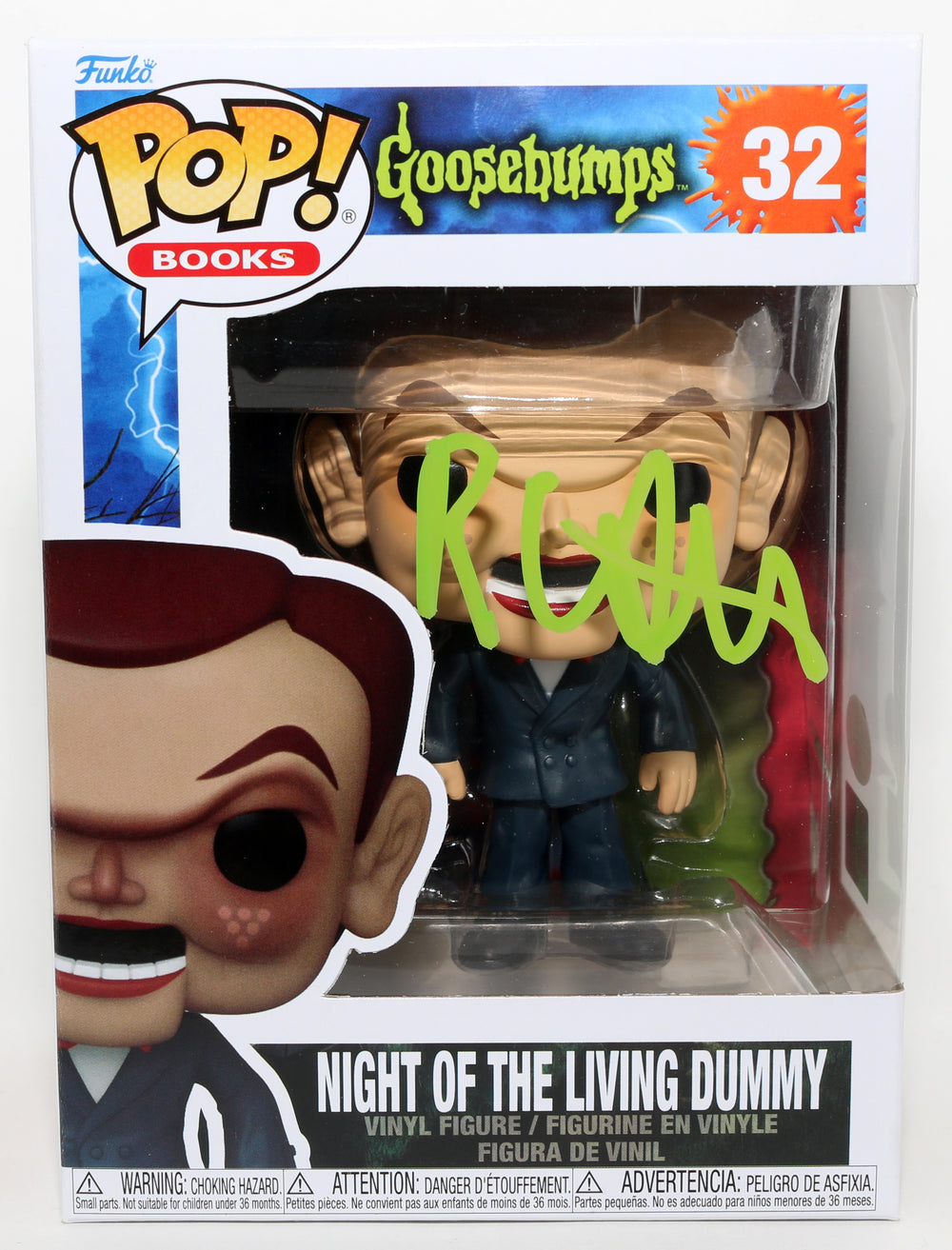 R.L. Stine Author of Goosebumps & Fear Street Book Series (JSA) Signed Funko POP! #32
