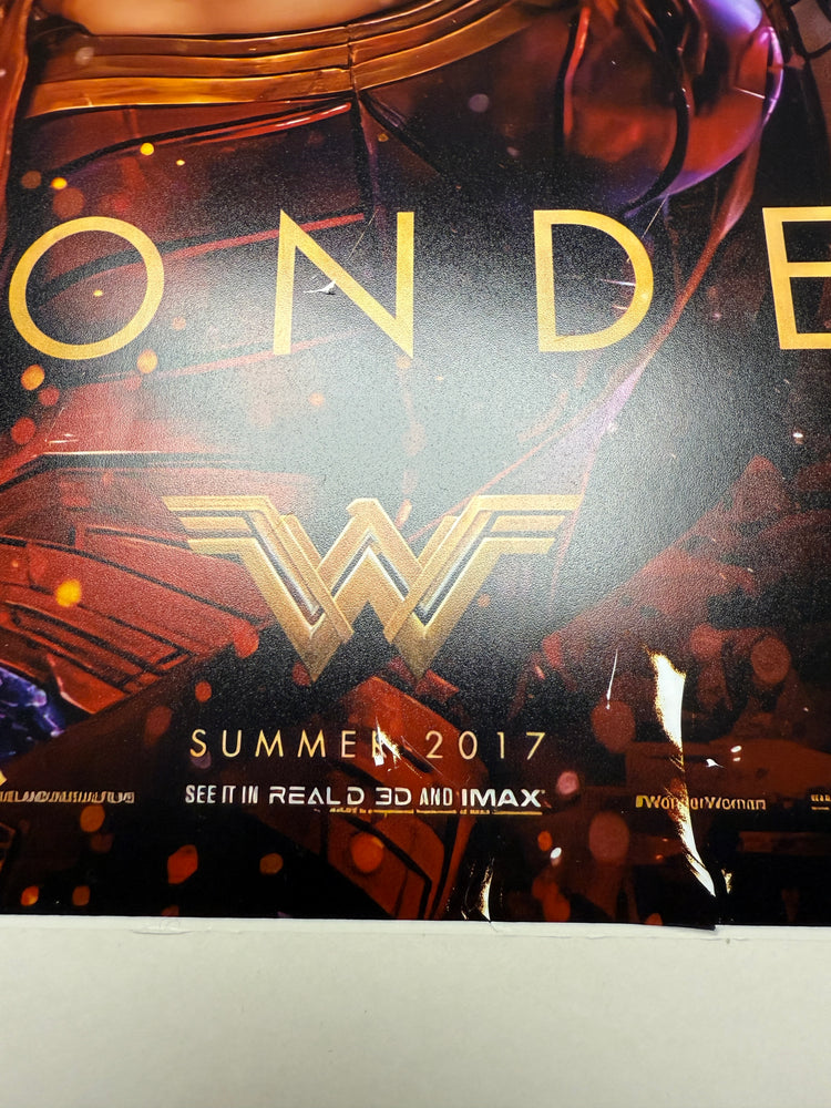 
                  
                    Gal Gadot as Wonder Woman in Wonder Woman (SWAU) Framed Signed 11x17 Mini Poster
                  
                