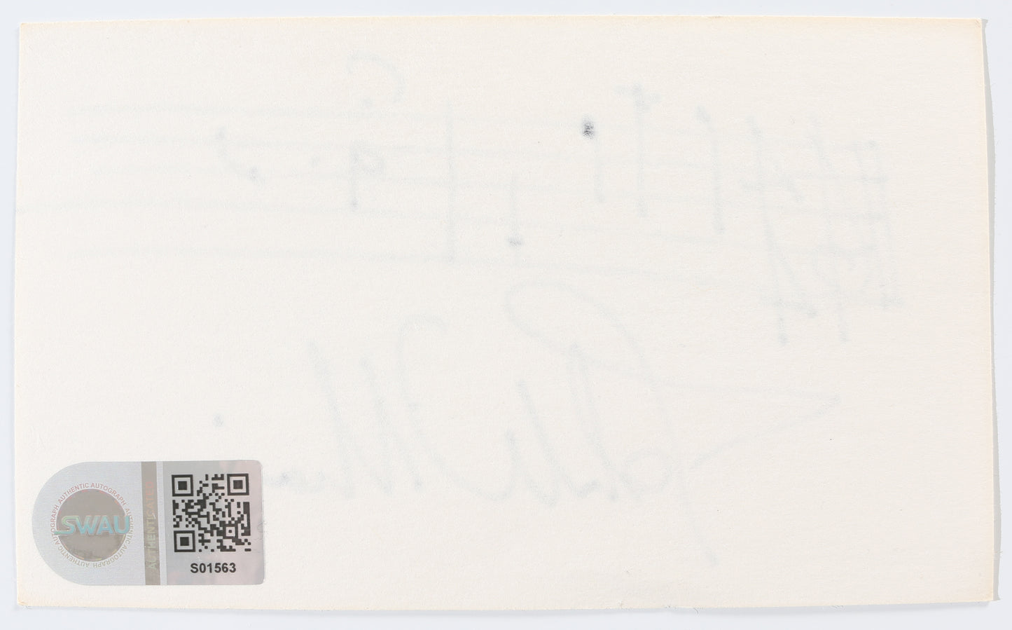 
                  
                    John Williams Composer (SWAU Authenticated) Signed 5x3 Index Card with Rare AMQS Handwritten Musical Notes of the Close Encounters of the Third Kind Theme
                  
                