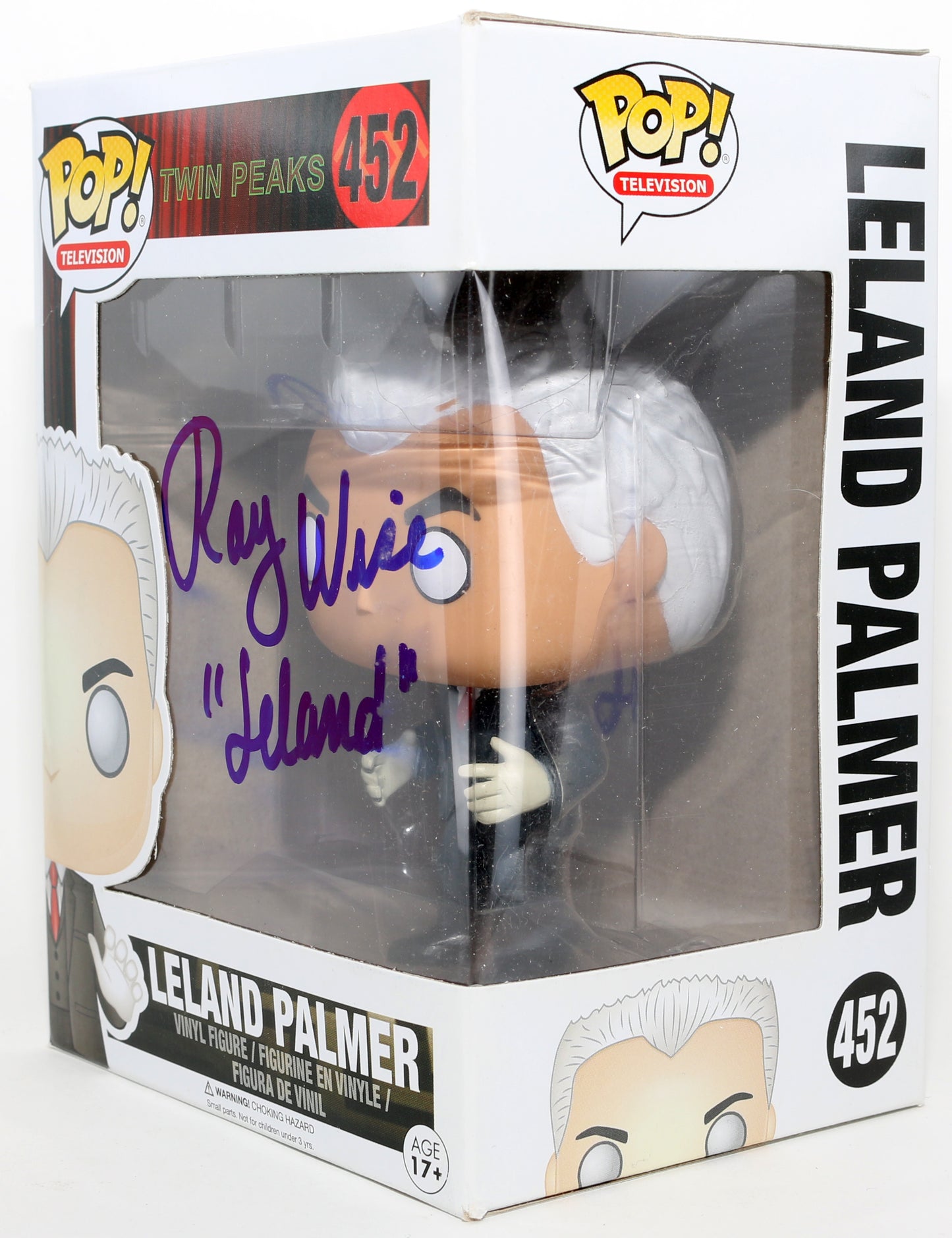 
                  
                    Ray Wise as Leland Palmer in Twin Peaks Signed Funko POP! #452 with Character Name
                  
                